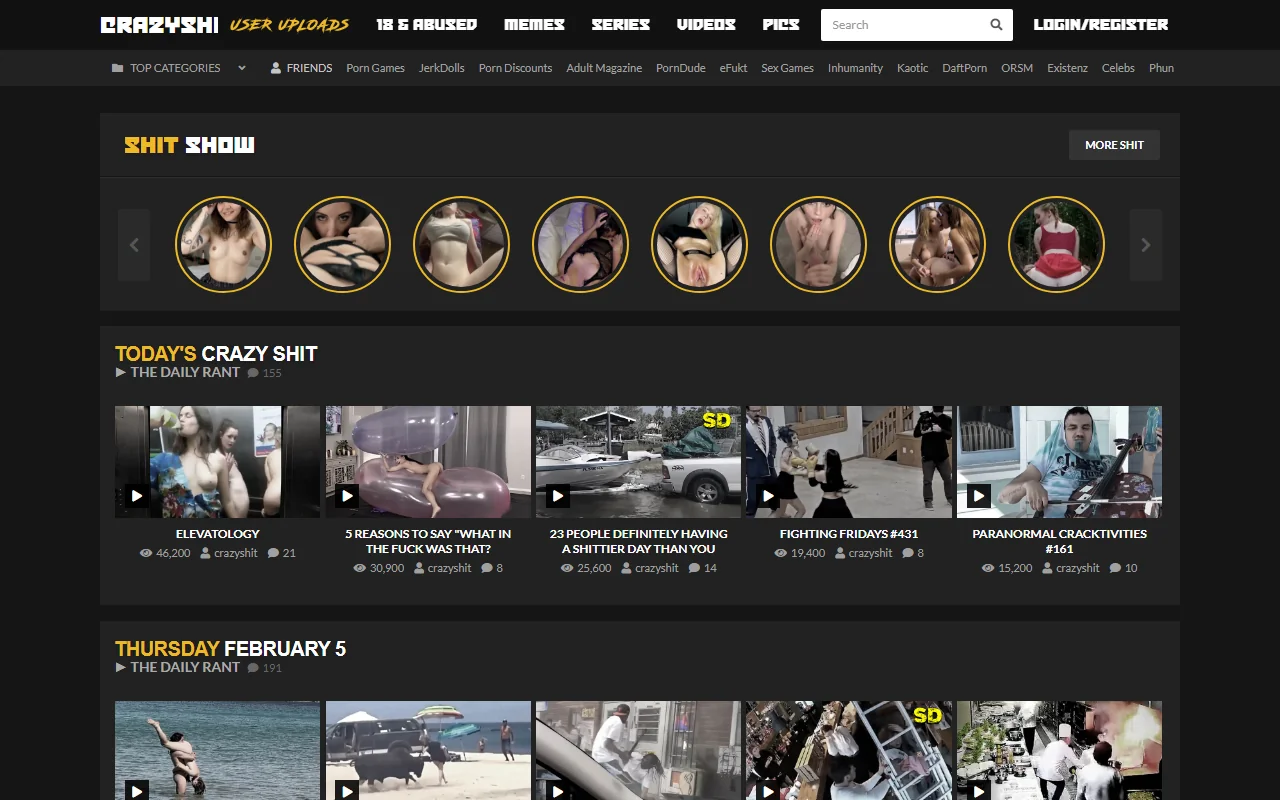 Screenshot: Crazyshit Screenshot of Crazyshit